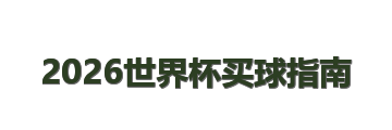 2026世界杯买球指南